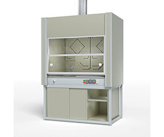 Вытяжной шкаф ПП.ШВВК.123.92.215 с дренажной системой для выпаривания кислот 