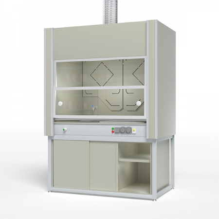 Вытяжной шкаф ПП.ШВВК.123.92.215 с дренажной системой для выпаривания кислот 