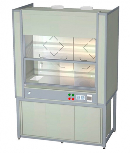 Вытяжной шкаф ПП.ШВВК.183.92.215 с дренажной системой для выпаривания кислот